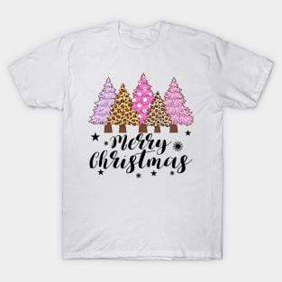 Merry Christmas Cute Christmas Trees T-Shirt